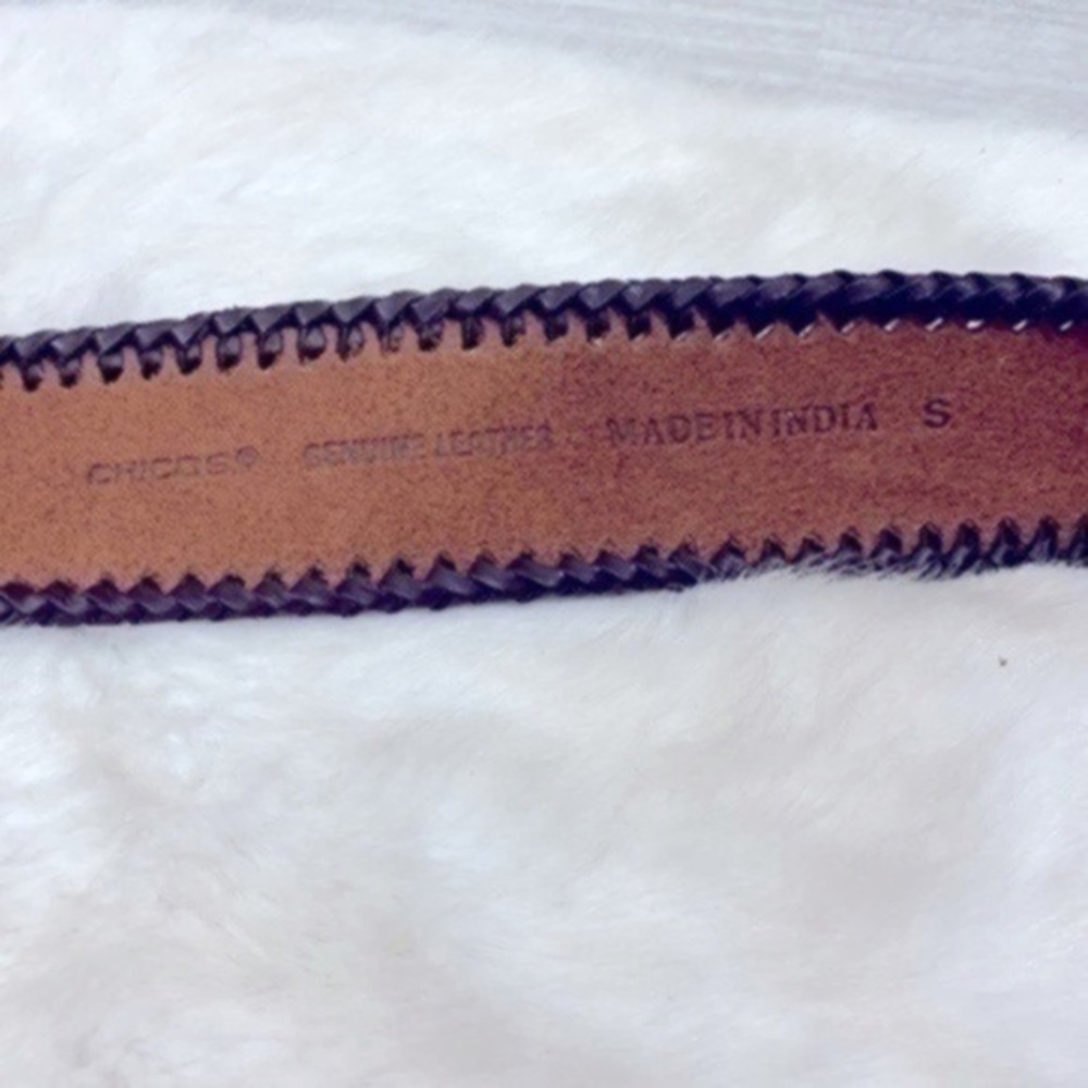 Chico’s women’s genuine leather belt Size S - Picture 5 of 8